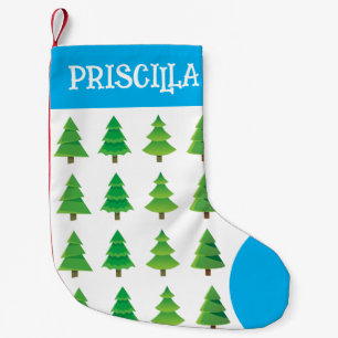 Custom Child's Blue Toe Weihnachts-Strumpf Kleiner Weihnachtsstrumpf