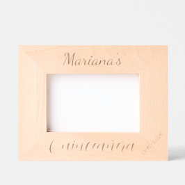 Custom Christening, Taufe, Quinceanera, 6x4" Geätzte Rahmen