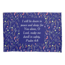 Custom Christlich Blue Floral