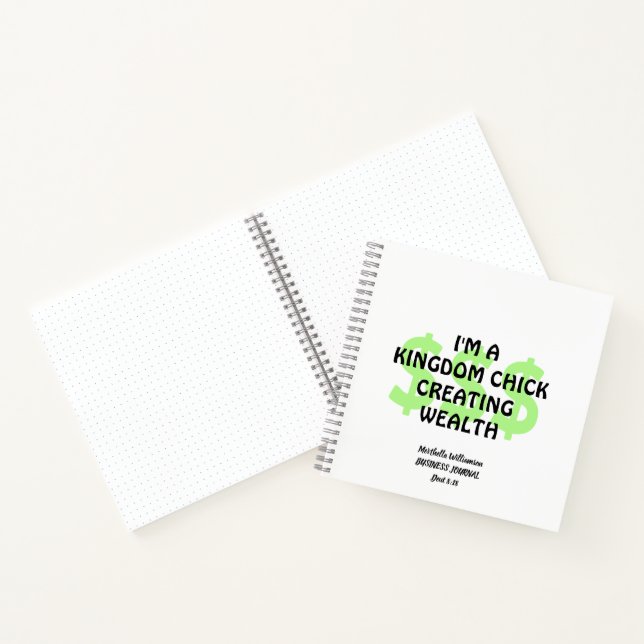 Custom Christlich KINGDOM CHICK Business Journal Notizbuch (Innenseite)