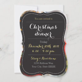 Custom Christmas Dinner Einladung