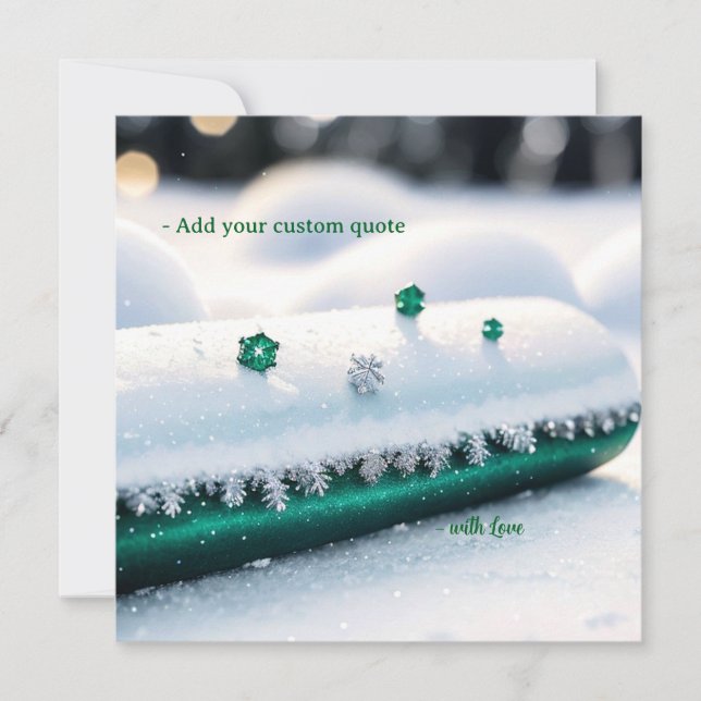 Custom Christmas Einladung (Vorderseite)