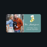 Custom Christmas Foto Labels | Urlaub Adressaufkleber<br><div class="desc">Custom Christmas Foto Labels | Urlaub</div>