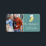 Custom Christmas Foto Labels | Urlaub Adressaufkleber<br><div class="desc">Custom Christmas Foto Labels | Urlaub</div>