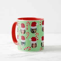 Custom Christmas Funny Family Foto Weihnachtsmannm