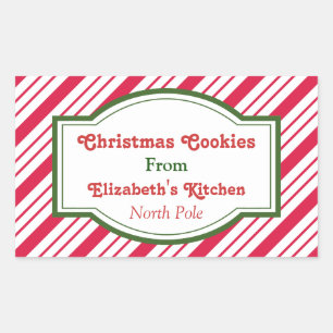 Custom Christmas Kitchen Stickers