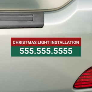 Custom Christmas Light Installation Company Autoaufkleber