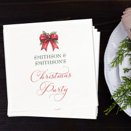 Custom Christmas Party Paper Napkin Serviette