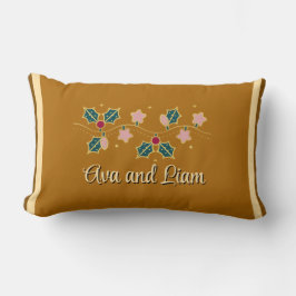 Custom Christmas Pillow mit Personalisierten Namen Lendenkissen