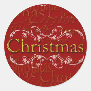 Custom Christmas Stickers