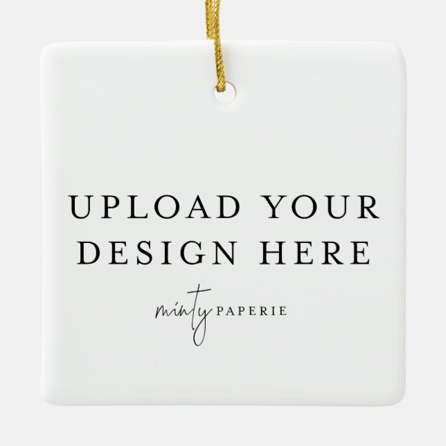 Custom Christmas Tree Ornament - Upload your Photo (Vorderseite)