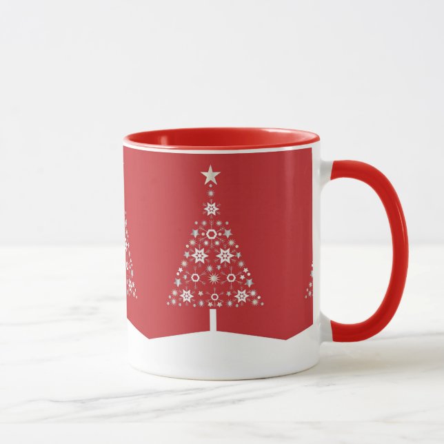 Custom Christmas Tree Tasse (Rechts)