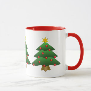 Custom Christmas Tree Tasse