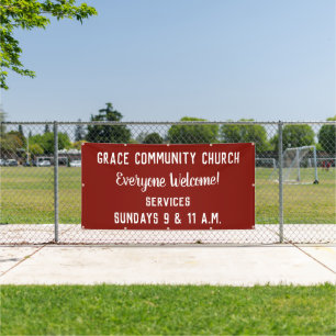 Custom Church Banner