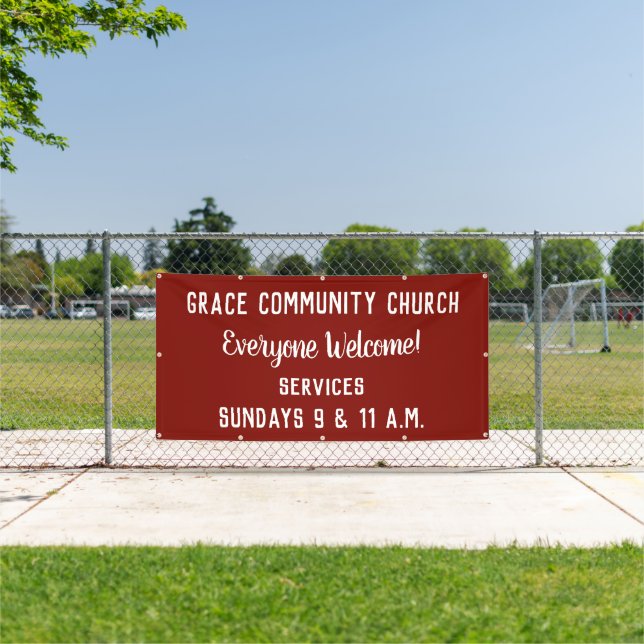 Custom Church Banner (Insitu)