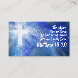 Custom Church Business Card Visitenkarte