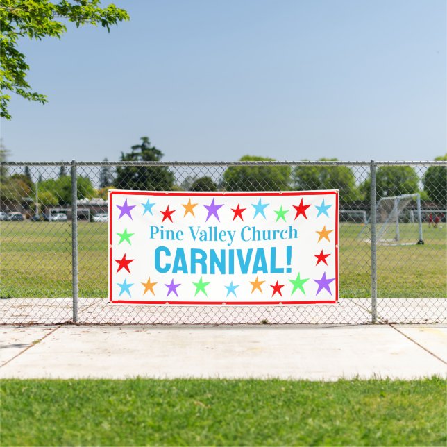Custom Church Carnival Banner (Insitu)