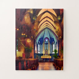 Custom Church Fantasy Art 01 Jigsaw Puzzle