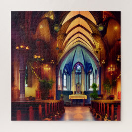 Custom Church Fantasy Art 01 Jigsaw Puzzle