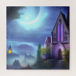 Custom Church Fantasy Art 06 Jigsaw Puzzle
