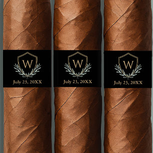 Custom Cigar Band mit Monogram Wappen