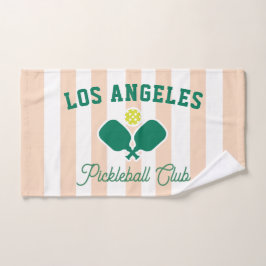 Custom City Pickleball Preppy Sports Handtuch