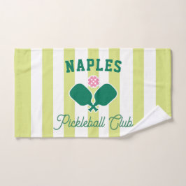 Custom City Pickleball Preppy Sports Handtuch