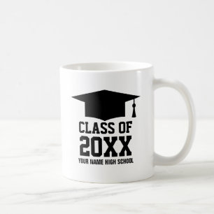 Custom class of year graduation party 2024 kaffeetasse