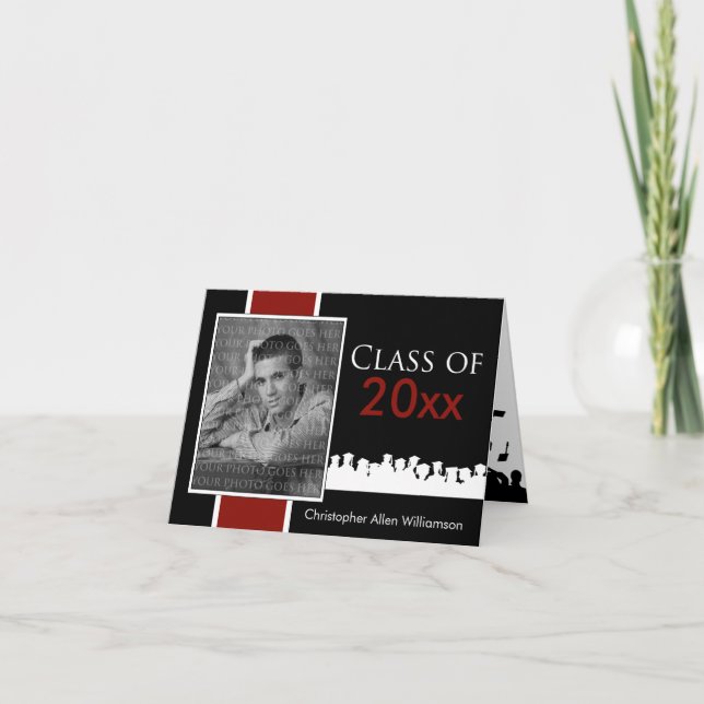 Custom Class [YEAR] Abschluss Ankündigung (Vorderseite)