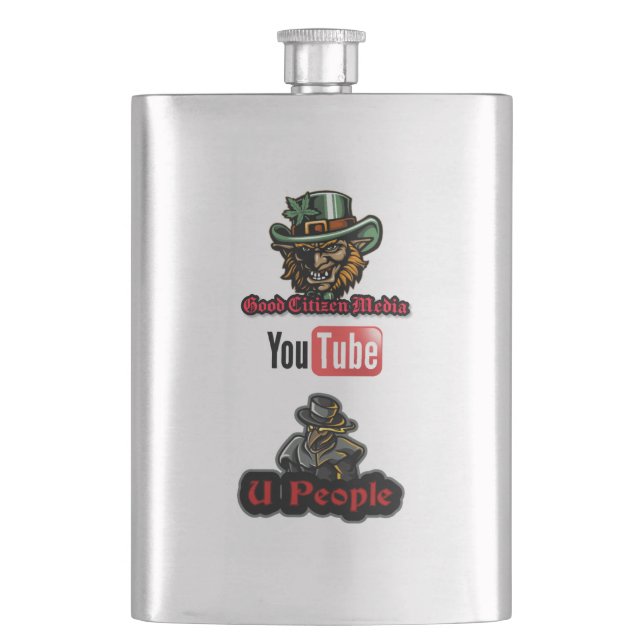 Custom Classic Flask Flachmann (Vorderseite)