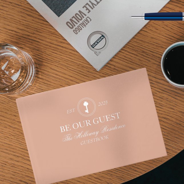 Custom Classic sei unser Gästebuch (Looking for the perfect gift for hostess in your life? What's better than a personalized guestbook?)