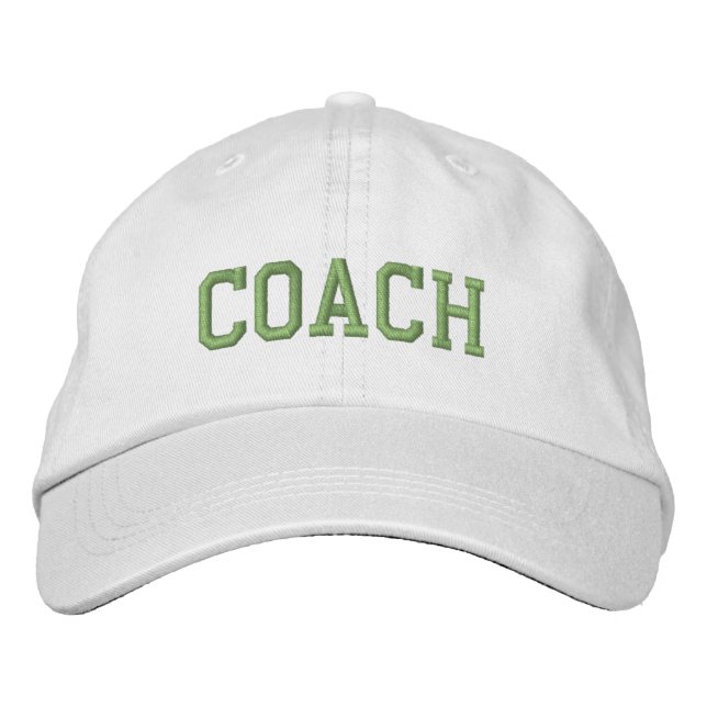 Custom Coach Gift Bestickte Baseballkappe (Vorderseite)