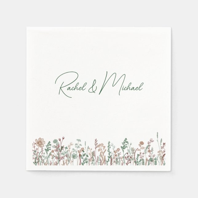 Custom Cocktail Napkin Serviette (Vorderseite)