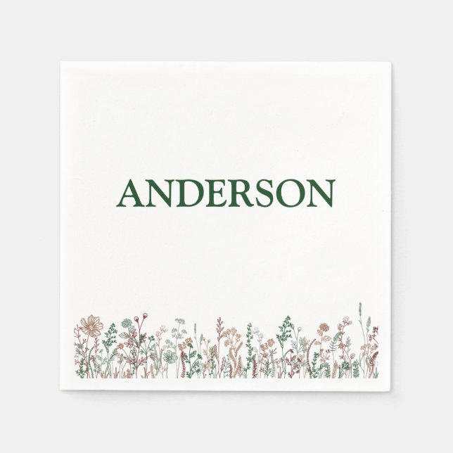 Custom Cocktail Napkin Serviette (Vorderseite)