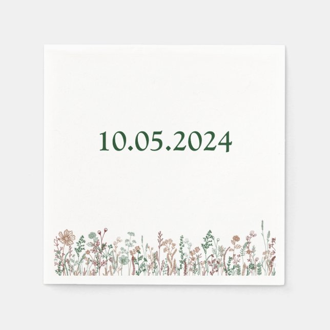 Custom Cocktail Napkin Serviette (Vorderseite)