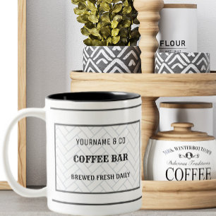 Custom Coffee Bar Coffee Lover Zweifarbige Tasse