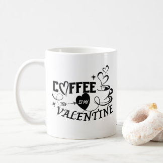 Custom Coffee Lover Heart Arrow Valentine Kaffeetasse