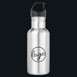 Custom Coffee Shop Restaurant Business-Logo Edelstahlflasche<br><div class="desc">Custom Stainless Steel Water Bottle mit Ihrem Firmenlogo,  perfekt als Ware,  die den Kunden zum Kauf in einem Café,  Café oder Restaurant zur Verfügung steht,  oder als ein Geschenk in einer Messe oder Kundengeschenke.</div>