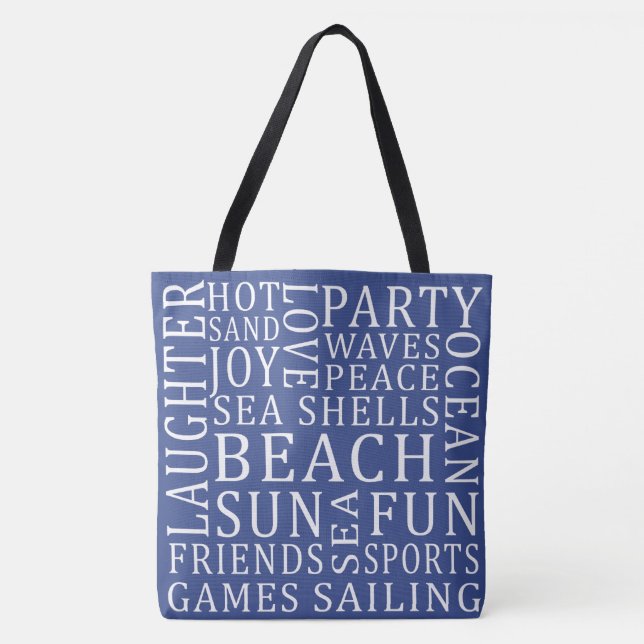 Custom Color Beach House Taschen (Vorderseite)
