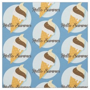 Custom color Ice Creme Hallo Stoff