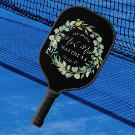 Custom Color Wedding Greenerity Black Pickleball Schläger