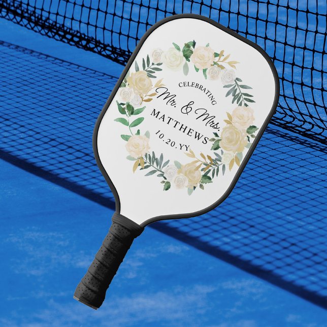 Custom Color Wedding Ivory Pickleball Schläger (Von Creator hochgeladen)