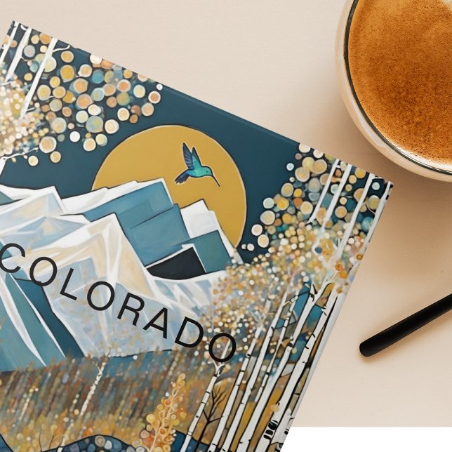 Custom Colorado Mountain Hummingbird Fliese (Von Creator hochgeladen)