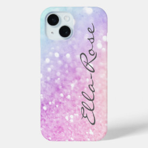 Custom Colorful Glitzer Iridescent Elegante Case-Mate iPhone Hülle