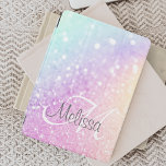 Custom Colorful Glitzer Iridescent Elegante iPad Mini Hülle<br><div class="desc">Dieses farbenfrohe,  bunt gestylte Glitzer-Muster lässt sich einfach mit Ihrem individuelle Name und/oder Monogramm personalisieren.</div>