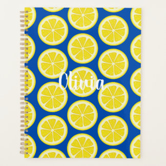 Custom Colorful Lemon Fruchtprint Planer