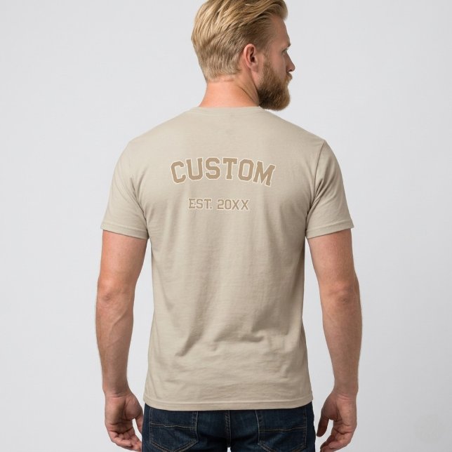 Custom Colors College Letters Shirt - Athletic  (Von Creator hochgeladen)