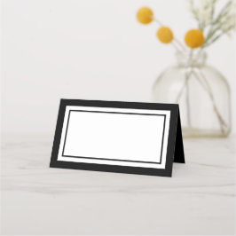 Custom Colors Modernes Classic White Center Platzkarte