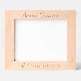 Custom Communion, Taufe, Minimalistisch, 10x8" Geätzte Rahmen