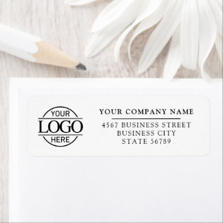 Custom Company Business Logo Return Address